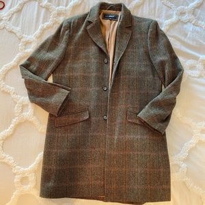 Wool blend overcoat